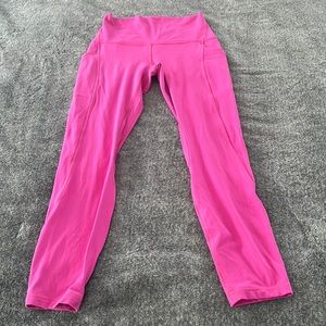 Lululemon Pink Workout Leggings